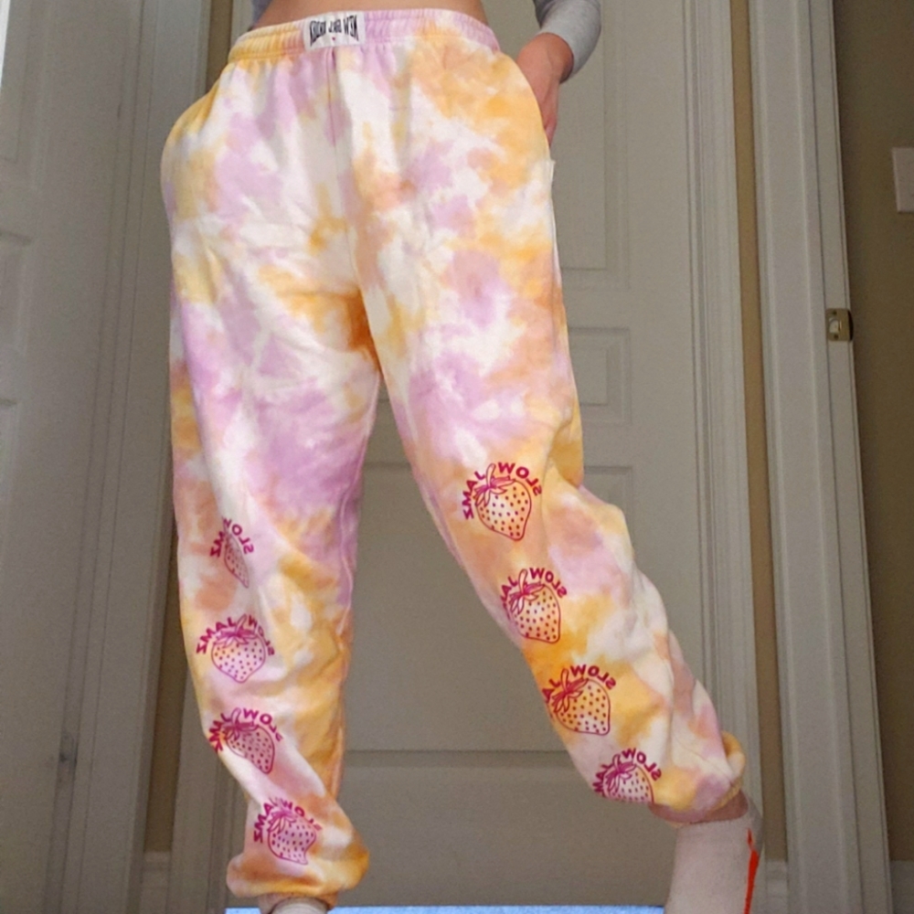 NGOrder Strawberry Tie Dye Sweatpants